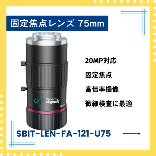 20MP対応 固定焦点レンズ